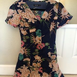 Nasty Gal Floral Dress